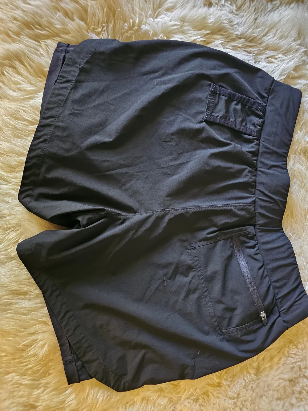 ASRV Men's Black Performance Training Shorts- Medium